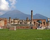 Image result for Pompei with View of Vulcano