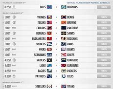 Image result for NFL Week 11 Schedule Graphic