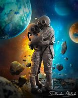 Image result for Astronaut Couple Art