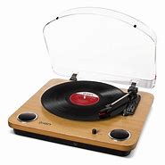 Image result for Vinyl Record Player with Speakers