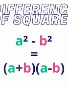 Image result for Difference of Squares Formula Example