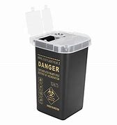 Image result for Black Sharps Container