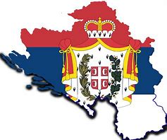 Image result for Serbian Empire Flag Map