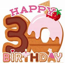 Image result for Happy 30th Birthday Banner Clip Art