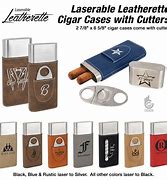 Image result for Cork Leatherette Cigar Case
