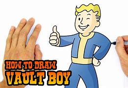 Image result for Fallout Vault Boy Drawing