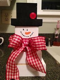 Image result for 2X4 Snowman Craft