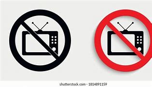 Image result for No TV Clip Art