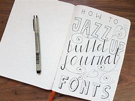 Image result for Bullet Journal Lettering Styles for Kids