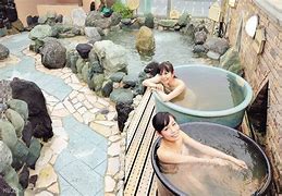 Image result for Hot Springs Japan Bathers