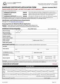 Image result for Marriage Certificate Application Form