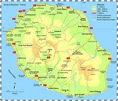 Image result for Carte Ile De La Reunion Et Alentours