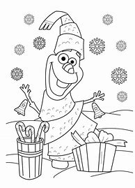 Image result for Merry Christmas Olaf Coloring Pages