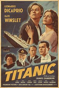 Image result for Titanic Poster