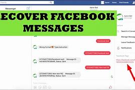 Image result for Retrieve Deleted Facebook Messenger Messages