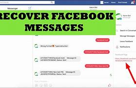 Image result for Recover Deleted Facebook Messages