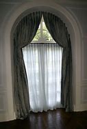 Image result for half moon windows curtain