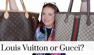 Image result for Louis Vuitton versus Gucci