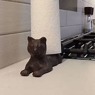 Image result for Cat Paper Towel Holder