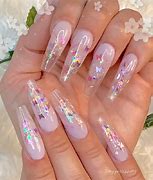 Image result for Acrylic Nails Ombre Butterfly