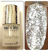 Image result for Snowflake Nail Art