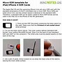 Image result for Opel Flip Phone Micro Sim Card Size