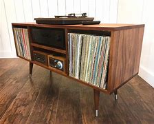Image result for TV Console Record Player Decor