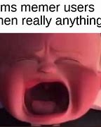 Image result for Boss Baby Scream Meme