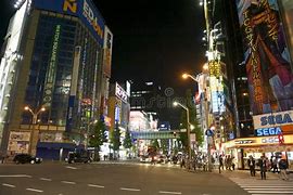 Image result for Akihabara Night. View
