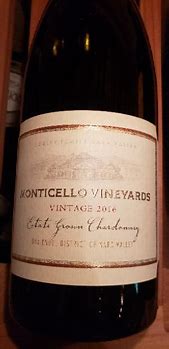 Image result for Monticello Corley Family Chardonnay