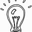 Image result for Light Bulb Outline Free Coloring Page