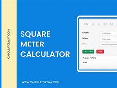 Image result for Square Meter Calculator