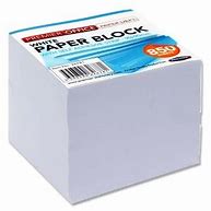 Image result for Paper Block White