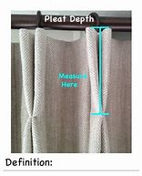 Image result for Cartridge Pleat Curtains Curtain Widths