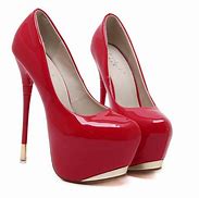 Image result for Red High Heels Size 1