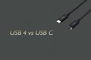 Image result for Usb4 vs USBC