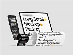 Image result for Free Desktop Long Scroll Mockup