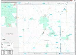 Image result for Grant County Indiana Township Map
