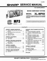 Image result for Sharp XL MP60
