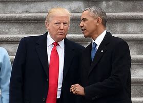 Image result for Obama and Trump