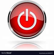 Image result for Red Power Button Icon