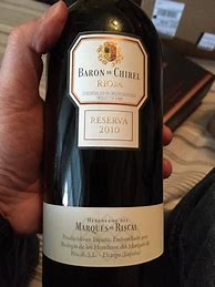 Image result for Marques Riscal Rioja Baron Chirel Reserva