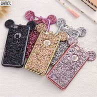 Image result for iPhone 5S Minnie Mouse Ear Glitter Case