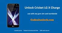 Image result for How to Unlock a Cricket LG