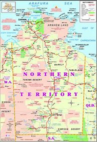 Image result for Map Outline of NT