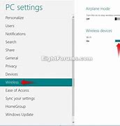 Image result for Wi-Fi Settings On Windows 8 PC
