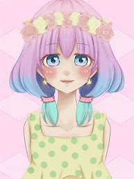 Image result for Pastel Hair Anime