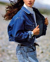 Image result for 1980s Denim Fashion
