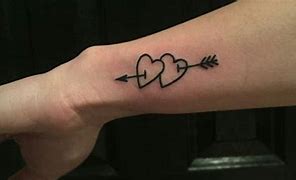 Image result for Heart Arrow Tattoo