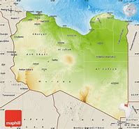 Image result for Libya Physical Map